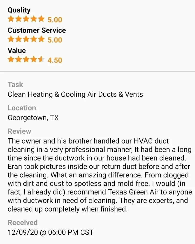 Slide of Texas Green Air