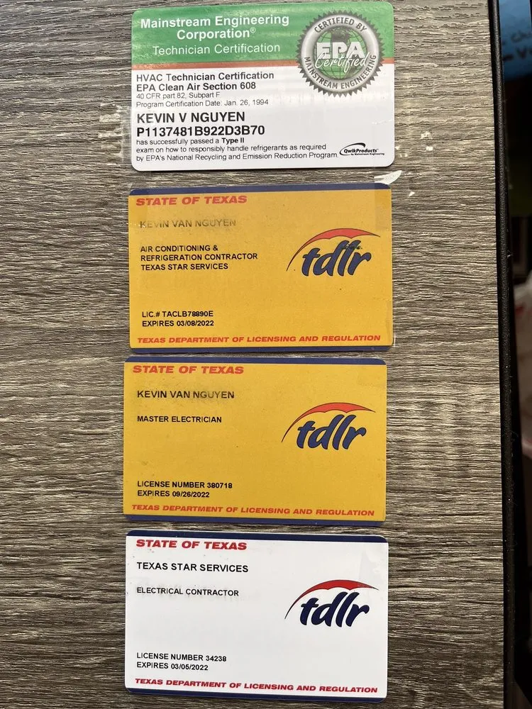 Slide of Texas Star Services