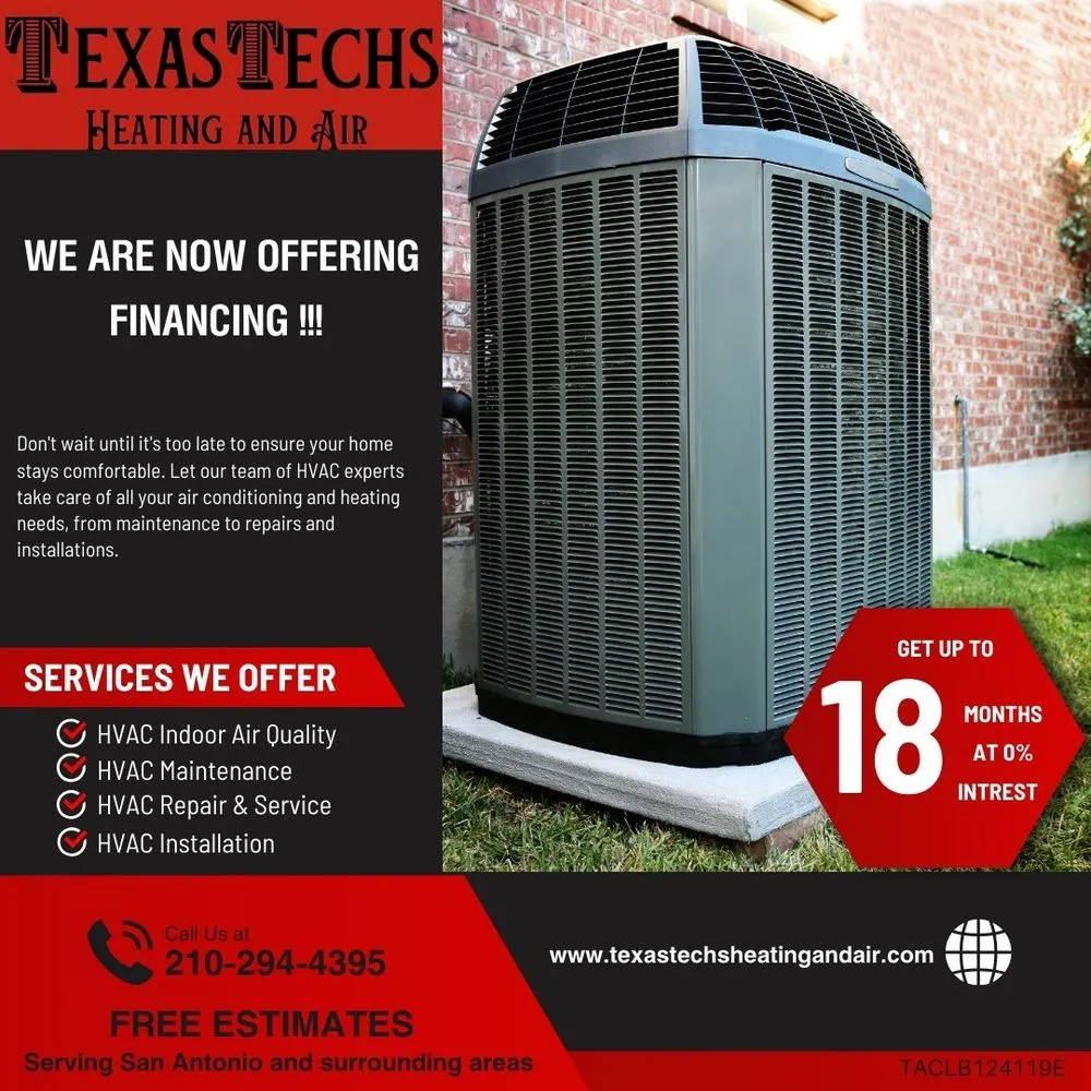 Slide of Texas Techs Heating and Air