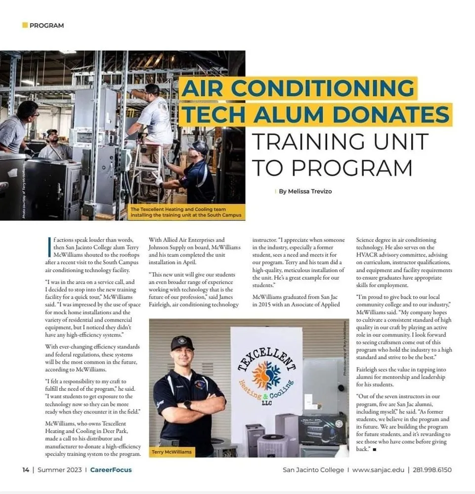 Slide of Texcellent Heating & Cooling