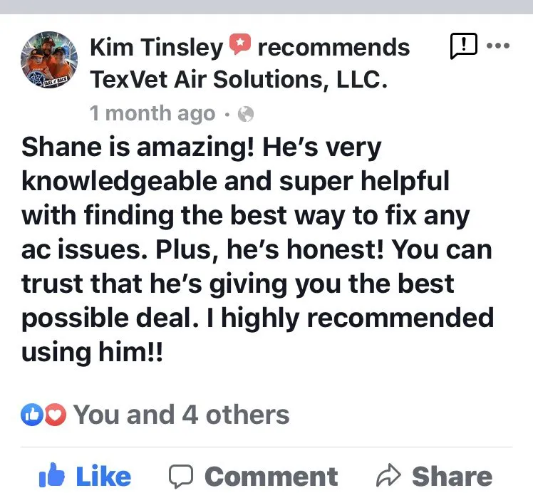 Slide of TexVet Air Solutions