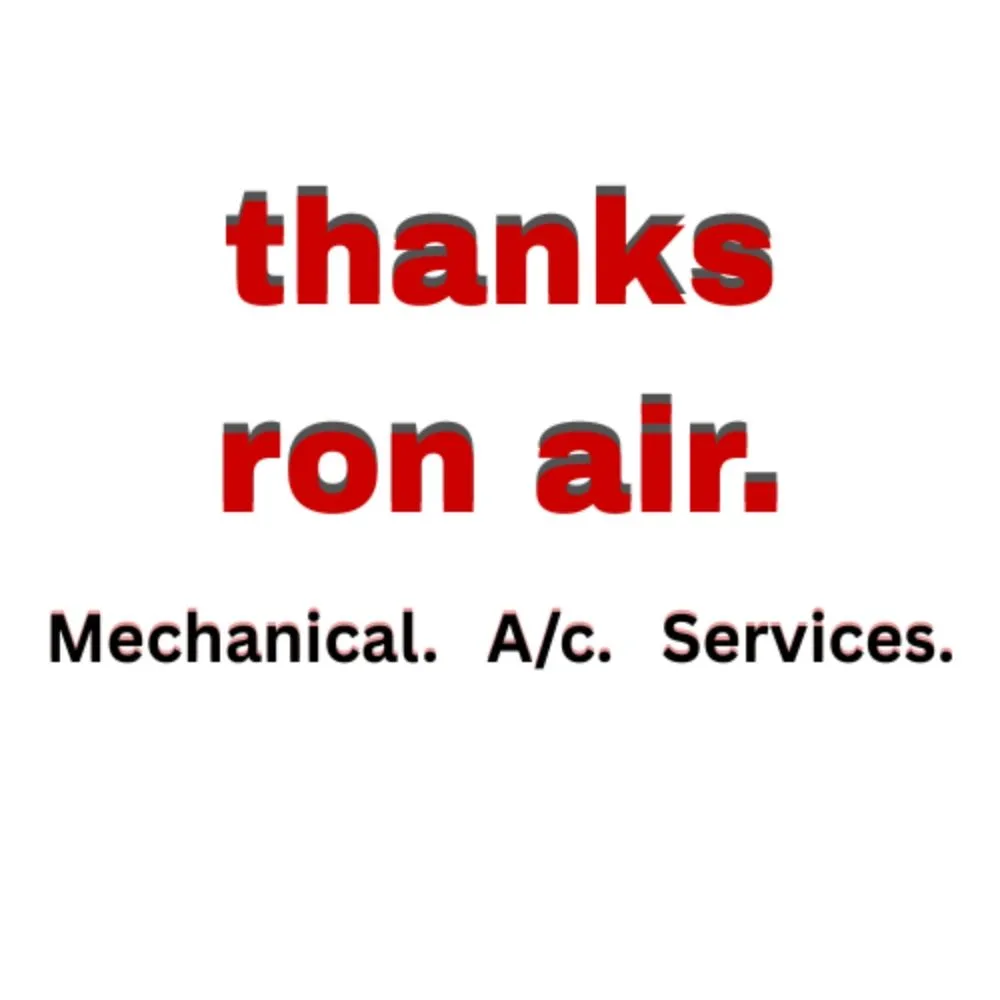 Slide of Thanks Ron Air