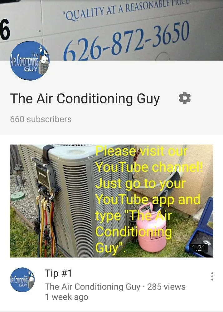 Slide of The Air Conditioning Guy