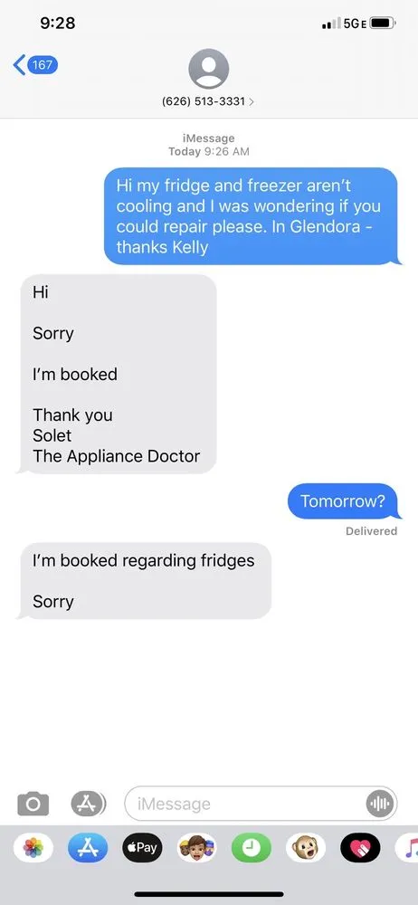 Slide of The Appliance Doctor