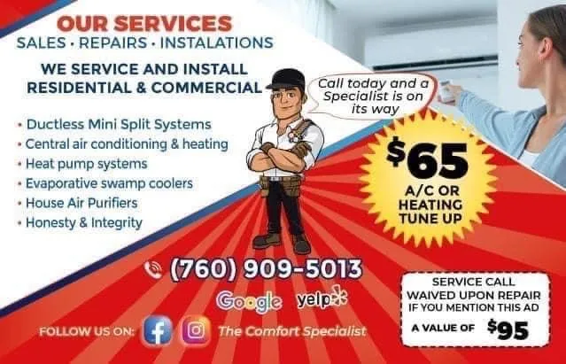 Slide of The Comfort Specialist Air Conditioning & Heating