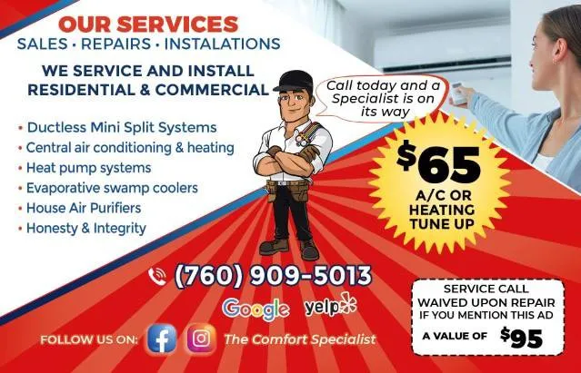 Slide of The Comfort Specialist Air Conditioning & Heating