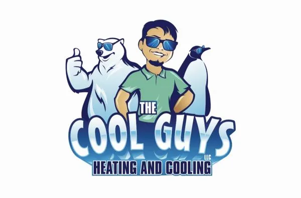 The Cool Guys Heating and Cooling Logo