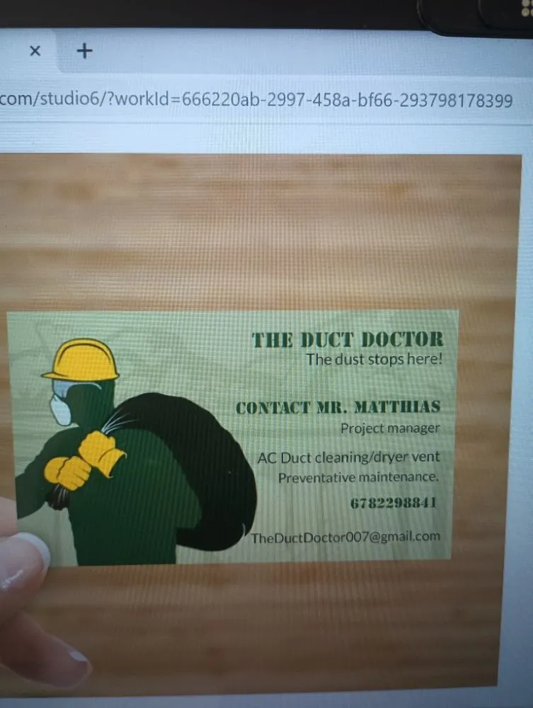 Slide of The Duct Doctor