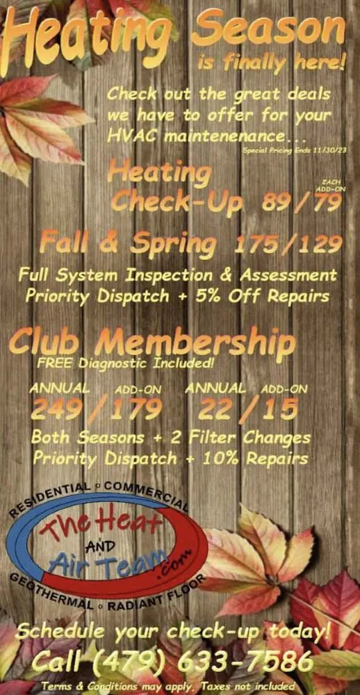 Slide of The Heat and Air Team