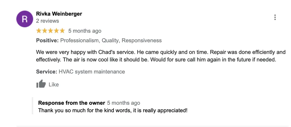 Slide of The Heating Cooling Doctor