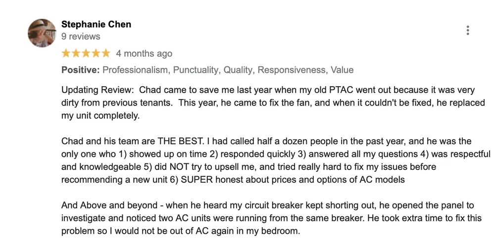 Slide of The Heating Cooling Doctor