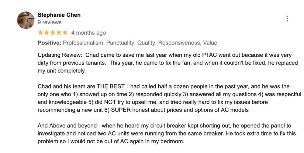 Slide of The Heating Doctor