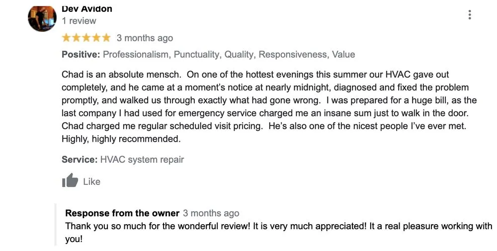 Slide of The Heating Doctor