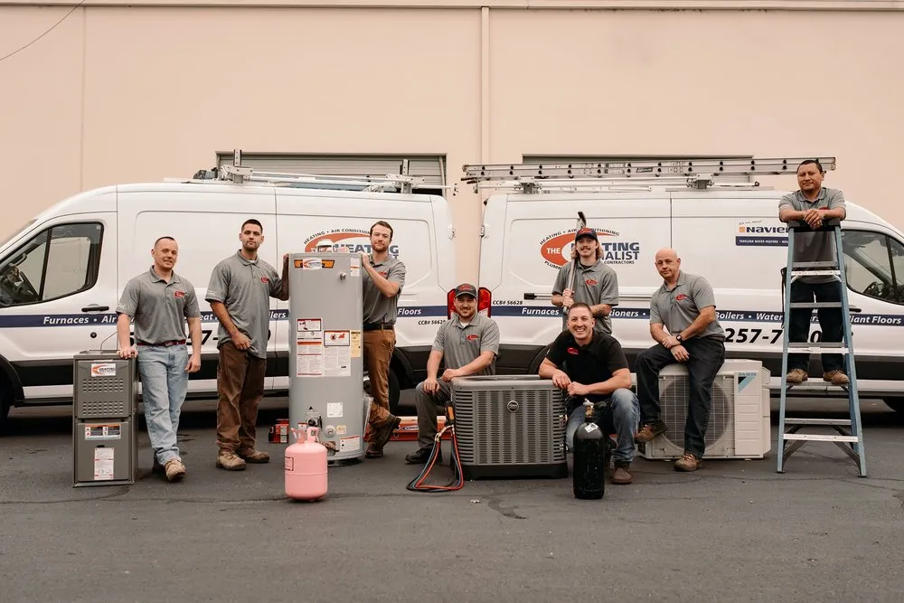 Slide of The Heating Specialist