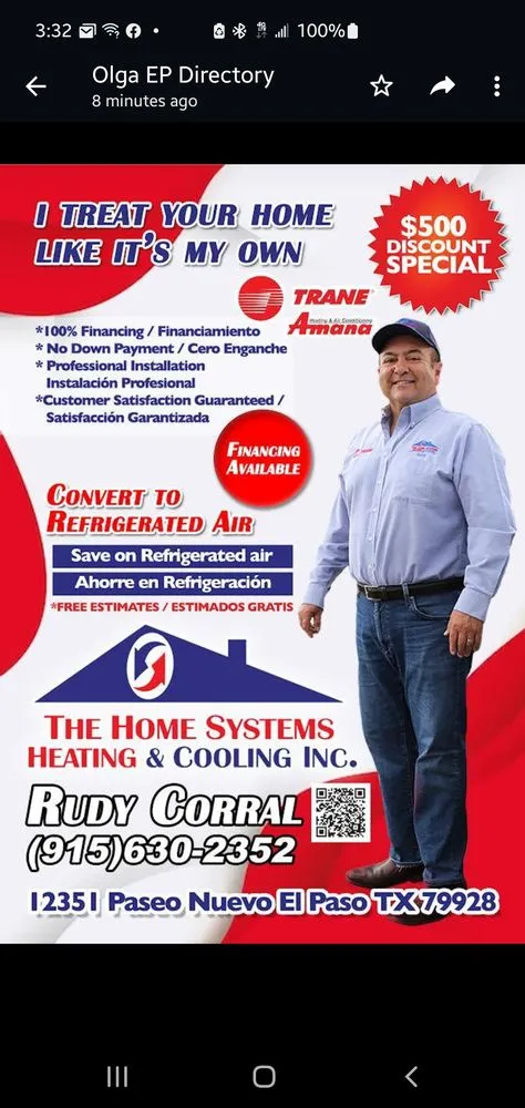 Slide of The Home Systems Heating And Cooling