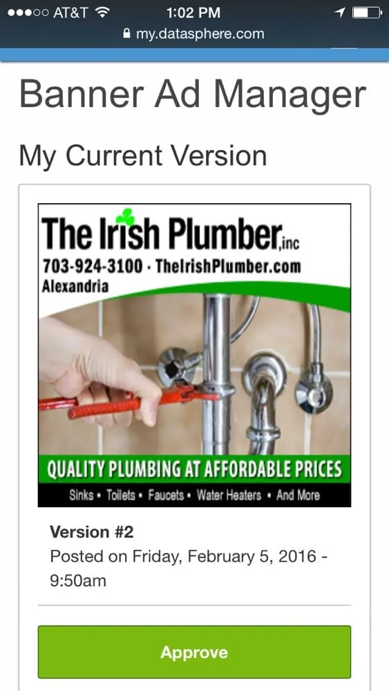 Slide of The Irish Plumber