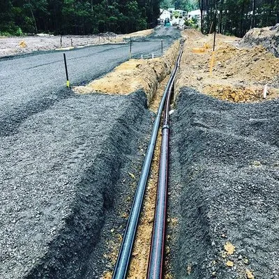 The Island Heating and Cooling Logo