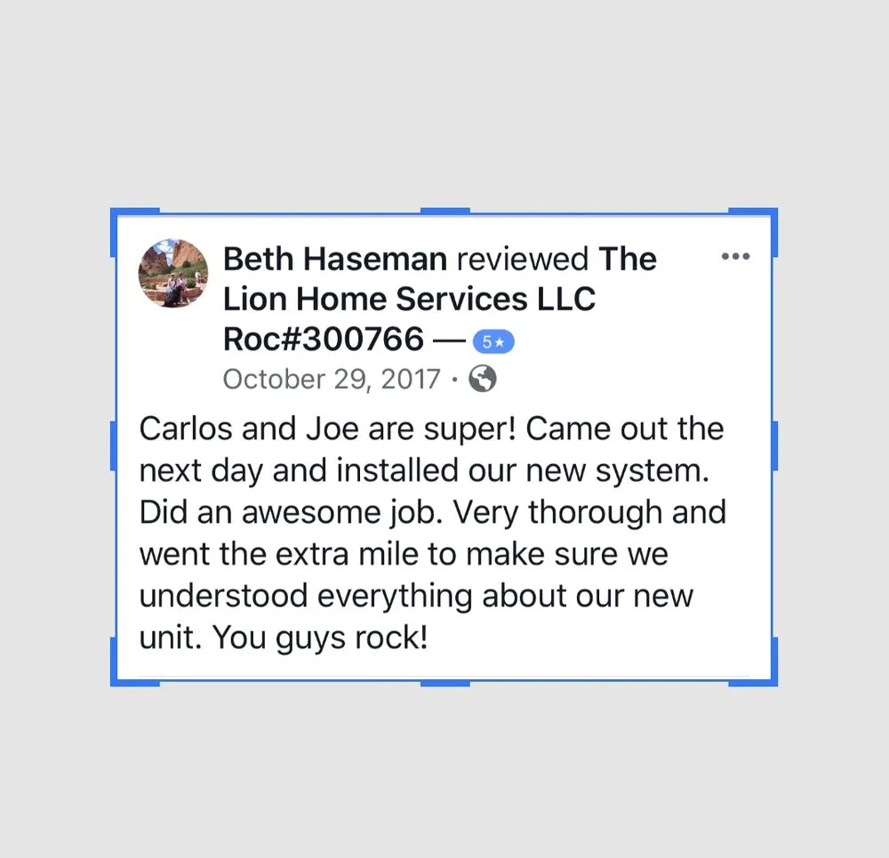 Slide of The Lion Home Service