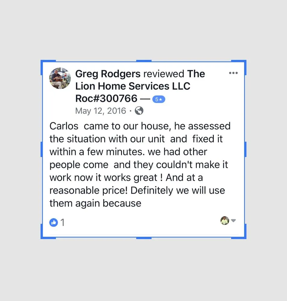 Slide of The Lion Home Service