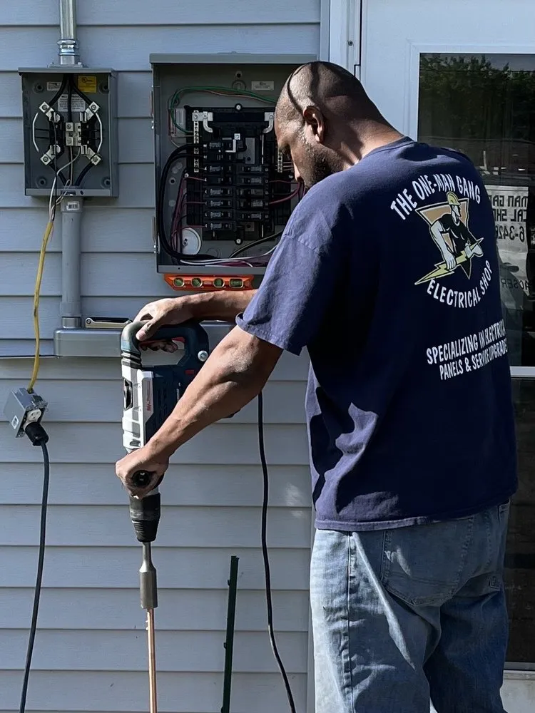 Slide of The One Man Gang Electrical Shop