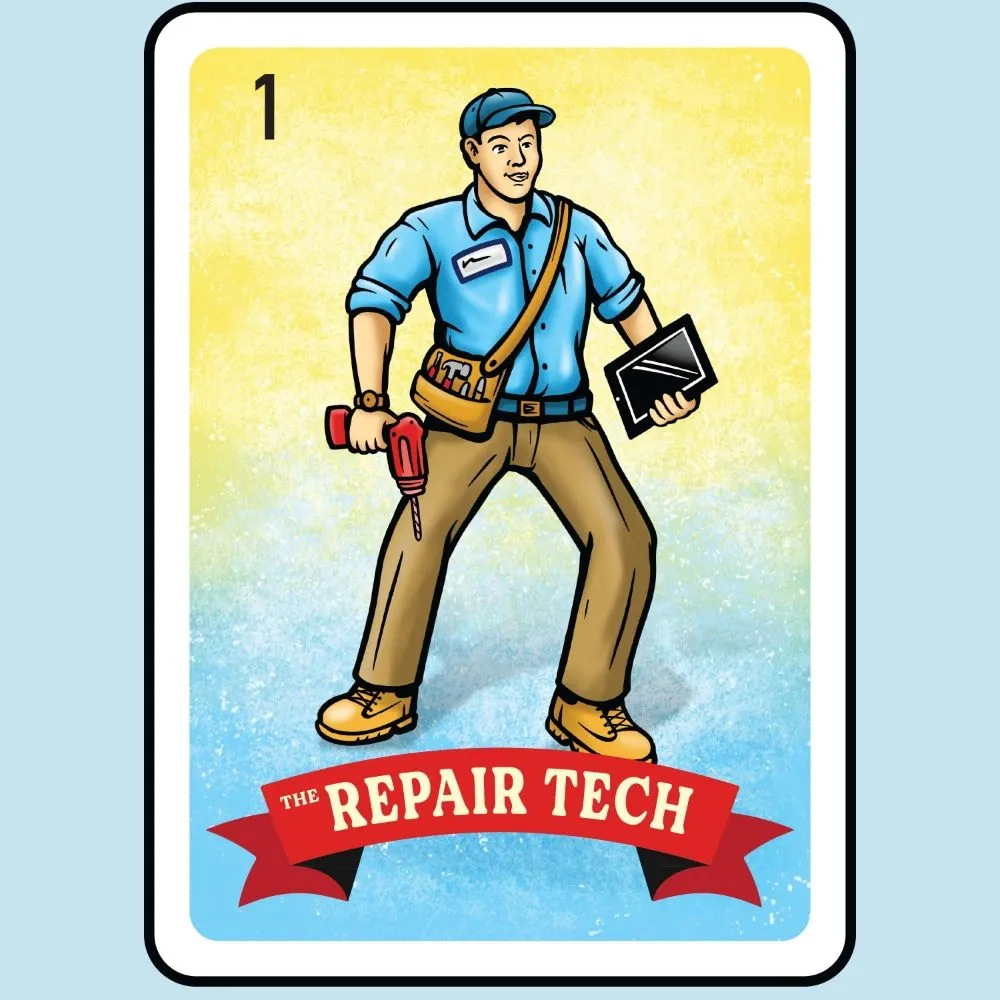 Slide of The Repair Tech