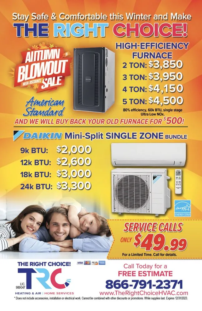 Slide of The Right Choice Heating and Air