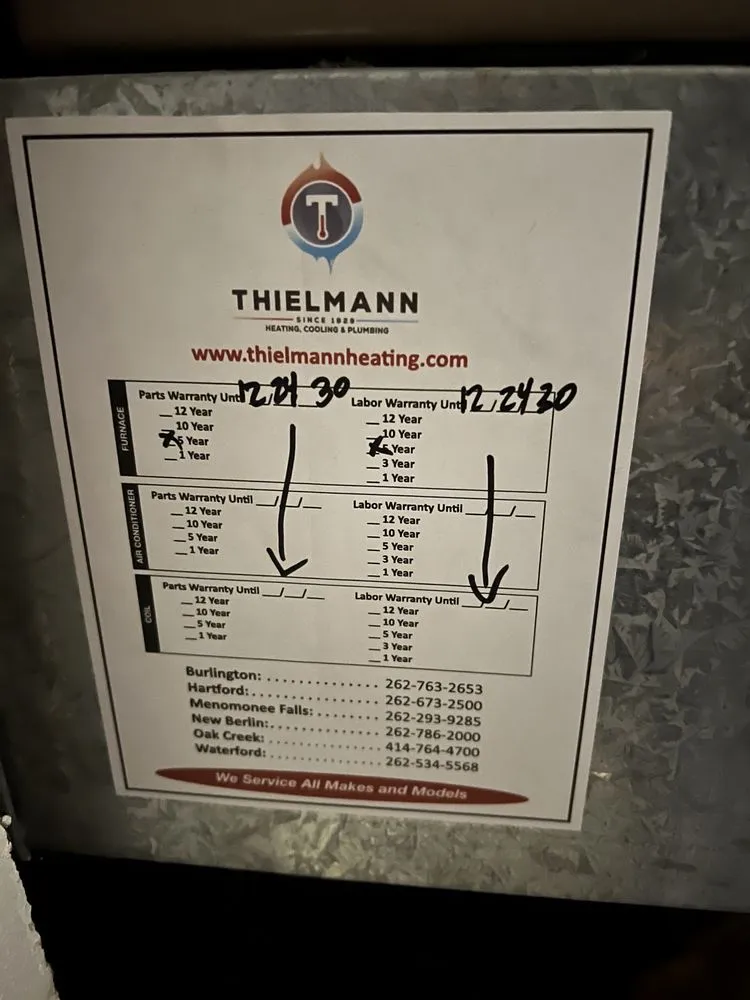 Slide of Thielmann Heating, Cooling & Plumbing