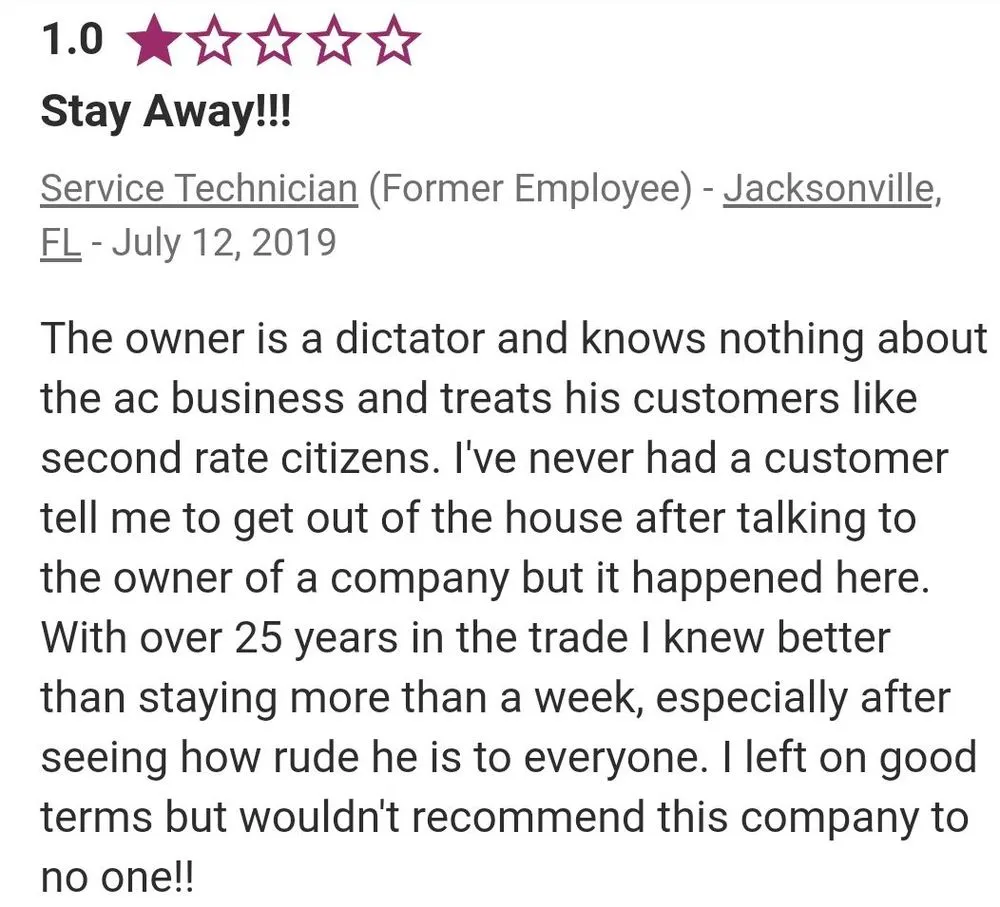 Slide of Thompson Electric & Air