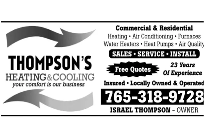 Slide of Thompson's Heating & Cooling