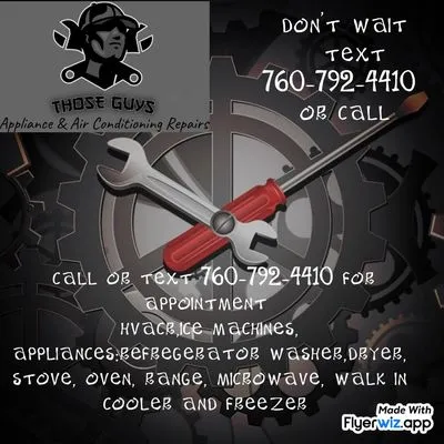 Those Guys Appliance & Air-Conditioning Repairs Logo