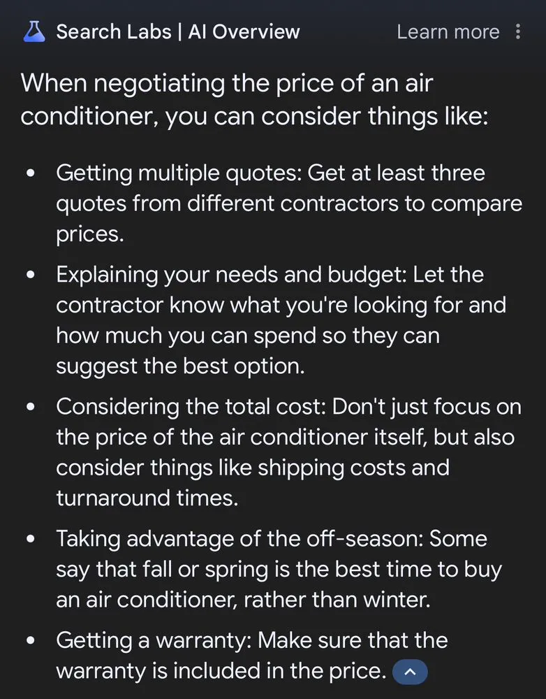 Slide of Thunderbird HVAC