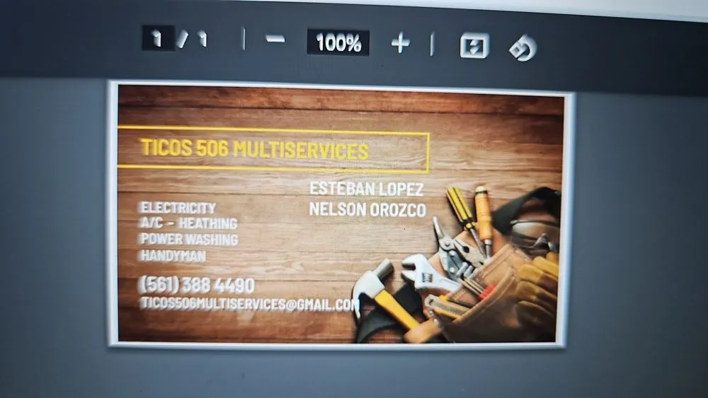 Slide of Ticos 506 multiservices