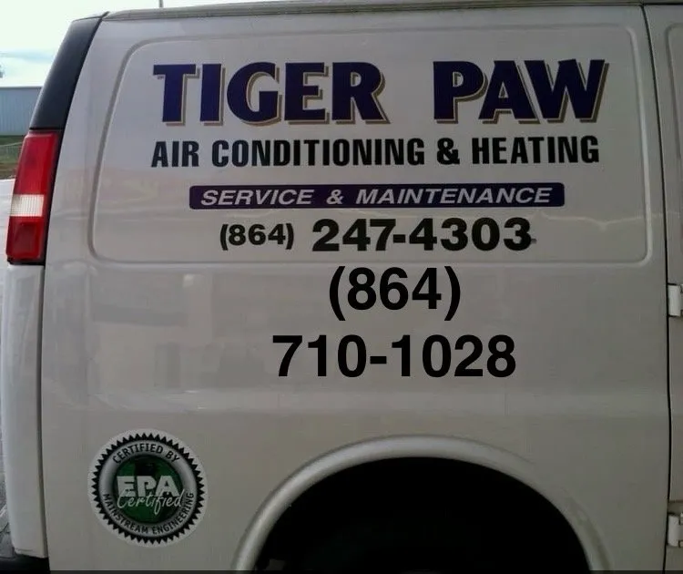 Slide of Tiger Paw HVAC