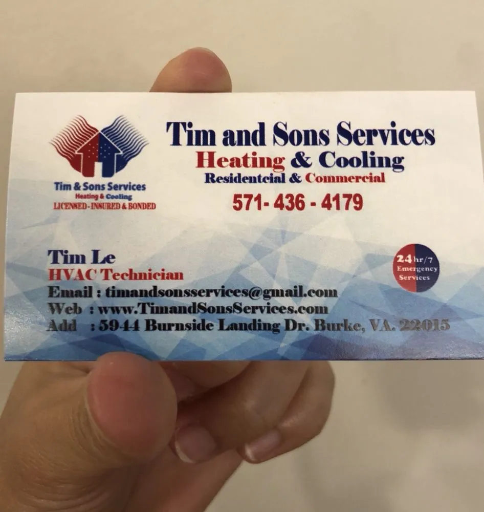 Slide of Tim & Sons Services Heating and Cooling