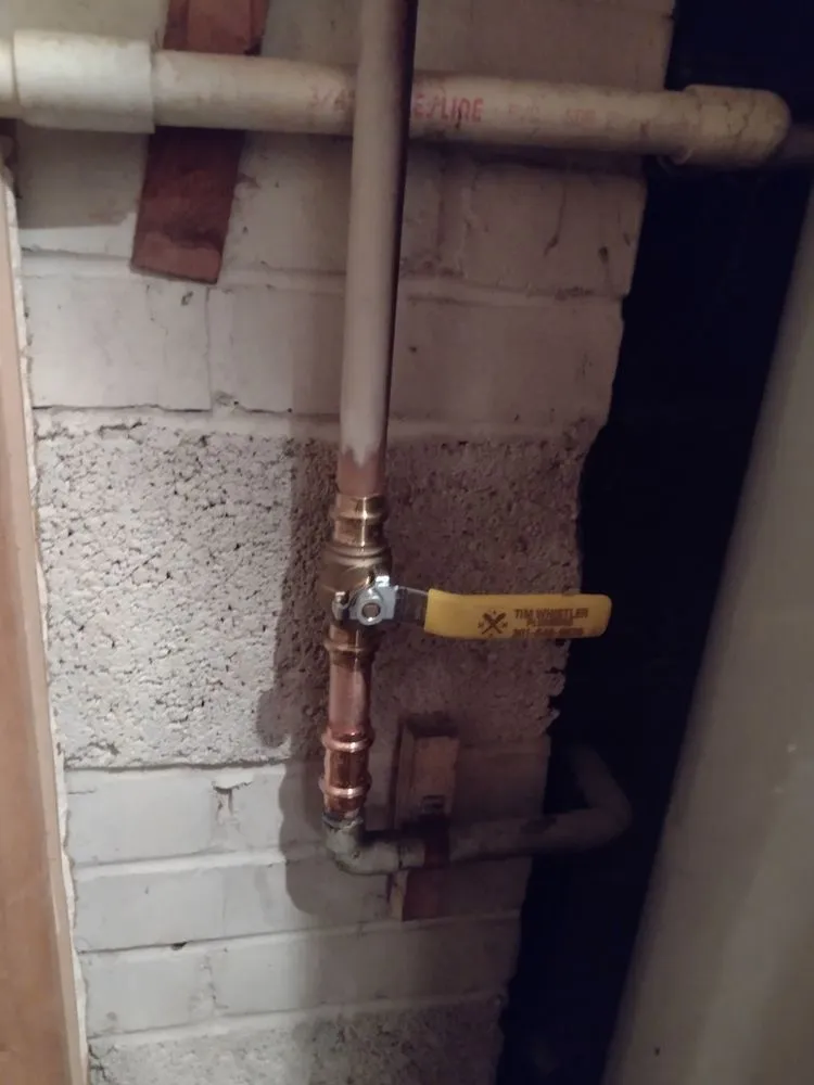 Slide of Tim Whistler Plumbing & Gas Fitting