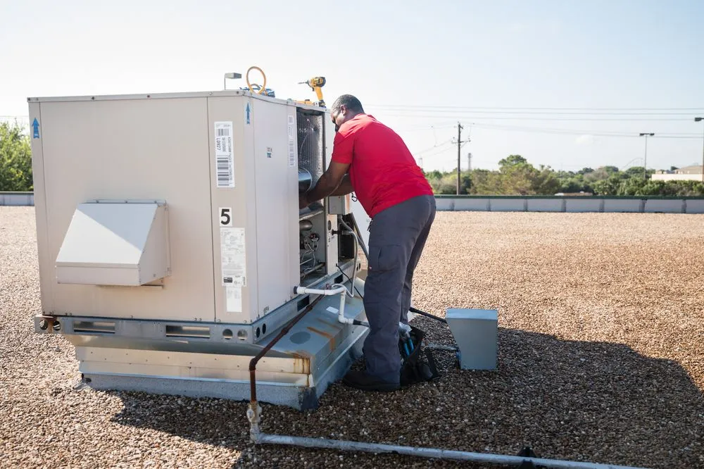 Slide of Time to Chill Air Conditioning and Heating