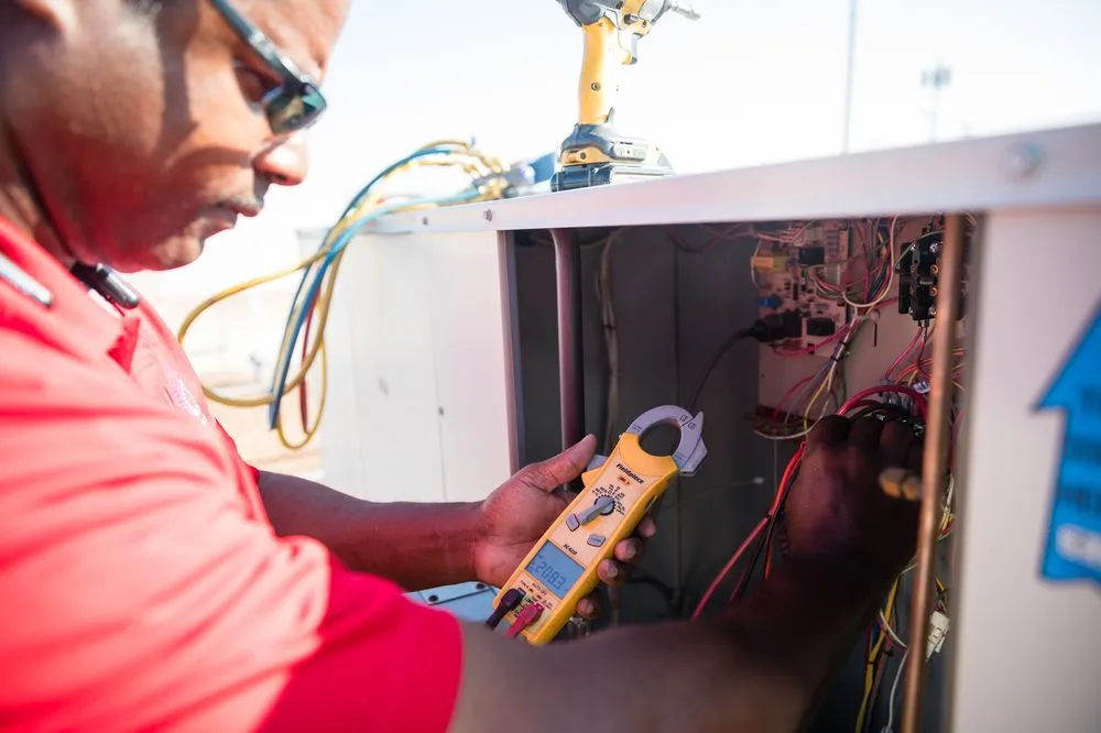 Slide of Time to Chill Air Conditioning and Heating