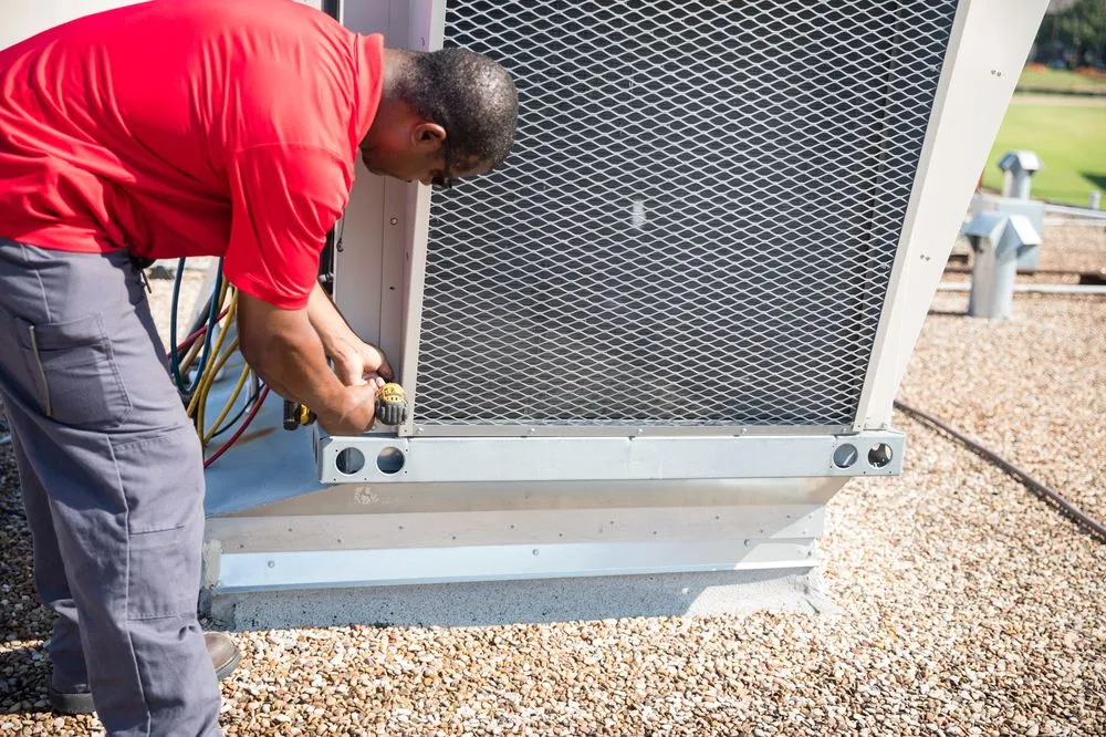 Slide of Time to Chill Air Conditioning and Heating