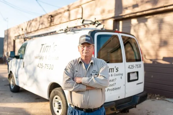 Tim's Heating & Cooling Logo