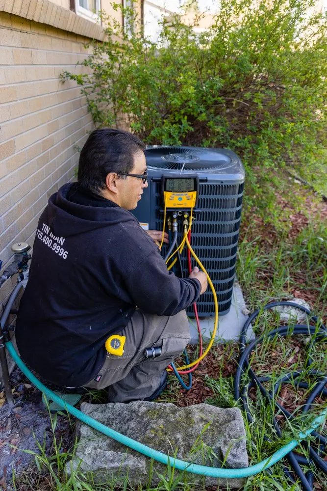 Slide of Tin Man Heating