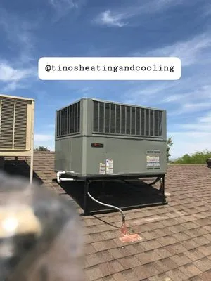 Tino's Heating & Cooling Logo