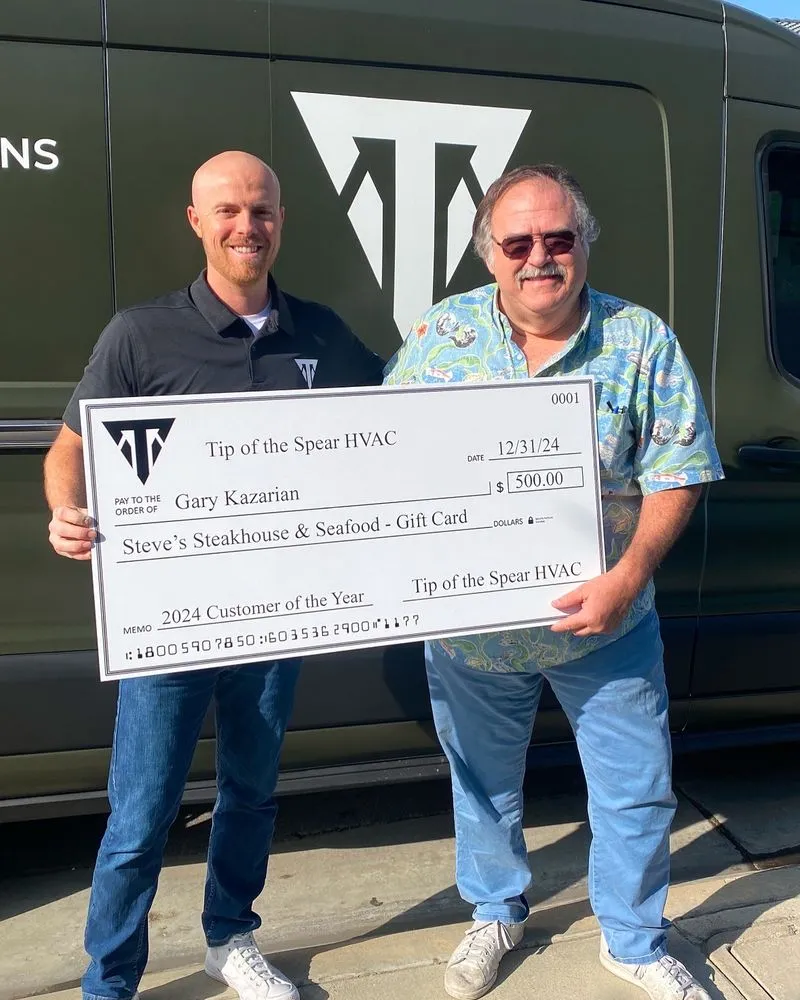 Slide of Tip of the Spear HVAC