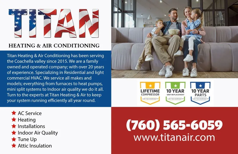 Slide of Titan Heating & Air Conditioning