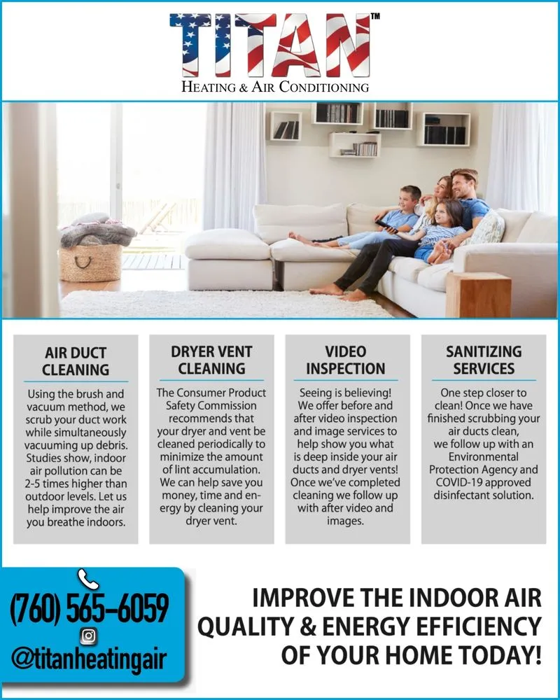 Slide of Titan Heating & Air Conditioning