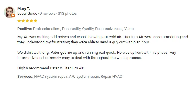 Local HVAC repair in St. Petersburg, FL - Titanium Air
