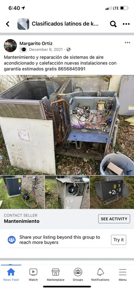 Slide of Titos Hvac Service