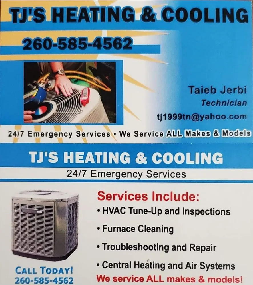 Slide of TJ'S Heating & Cooling