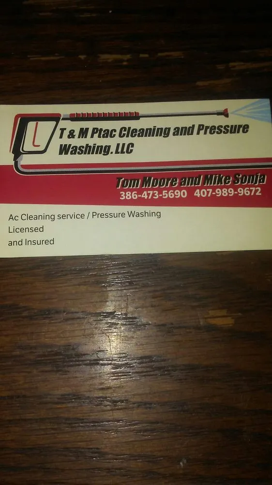 Slide of T&m Ptac Cleaning and Pressure Washing