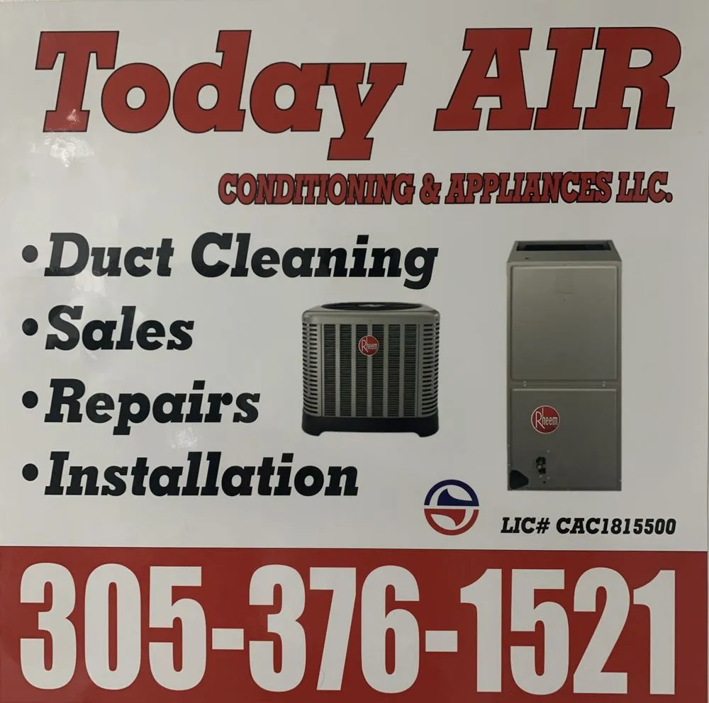 Slide of Today Air Conditioning & Appliance