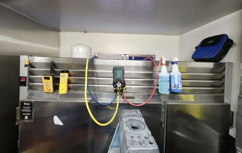 Slide of Tom's Refrigeration HVAC